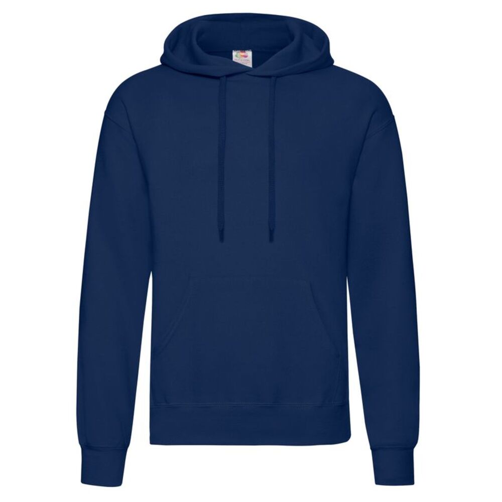 Fruit of the Loom Mens Classic  Hoodie / Navy
